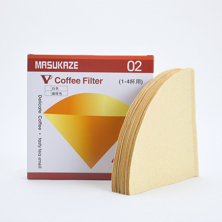 Hand Drip Coffee Filter Paper V60 pour over Brewers Filter 101/102 Cone Filters V01/V02 Mocha Pot Cold Brew Barista Filter Paper