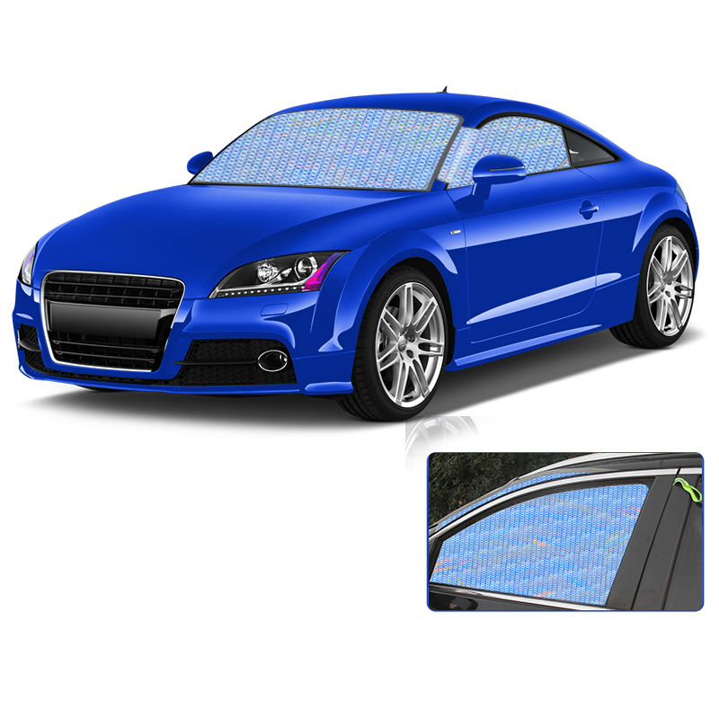 Car Front Window Sunshade Windshield Foldable Sun Blocker Visor Cover Protection Heat Insulated Sunscreen Waterproof Cover: Sedan saloon