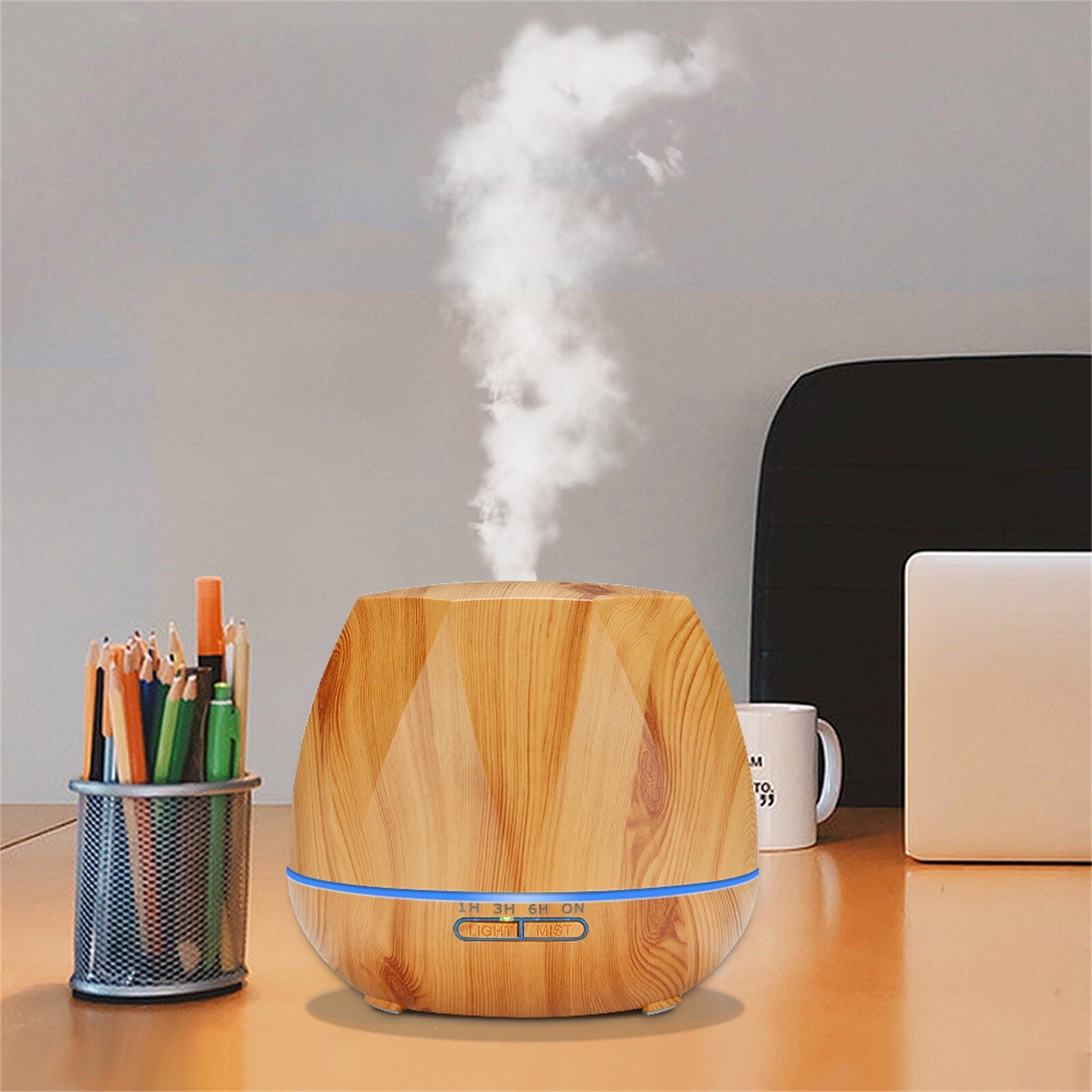 550Ml Aromatische Essentiële Olie Diffuser Aromatherapie Diffuser Thuis Dispensers Cool Mist Luchtbevochtiger Увлажнитель Воздуха