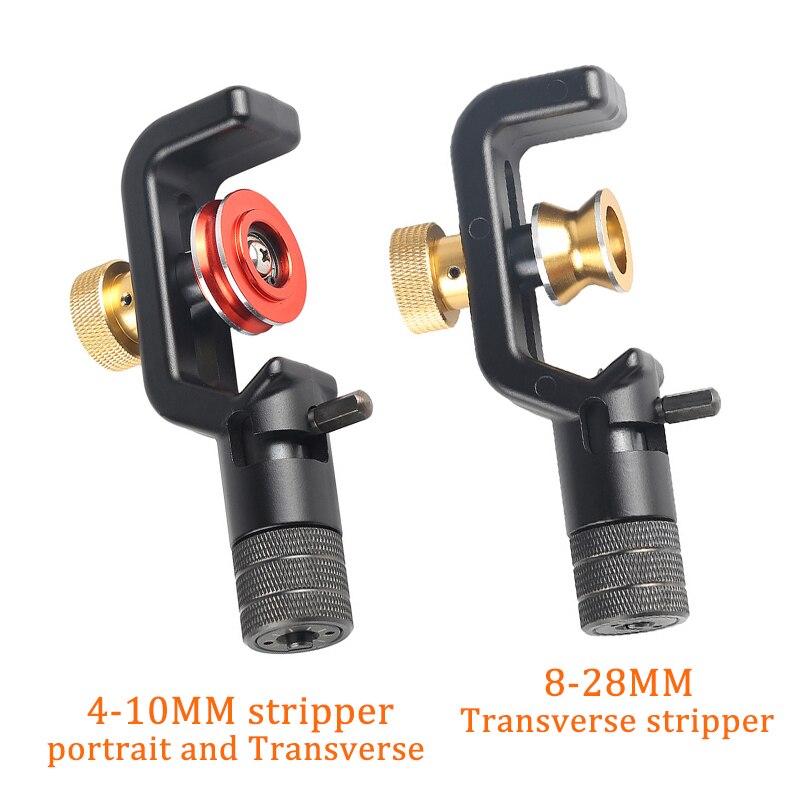 4-10mm 8-28mm ftth fiberoptisk stripper acs pansret kabeljakke slitter wire stripper kabel cutter værktøj: 2 stk