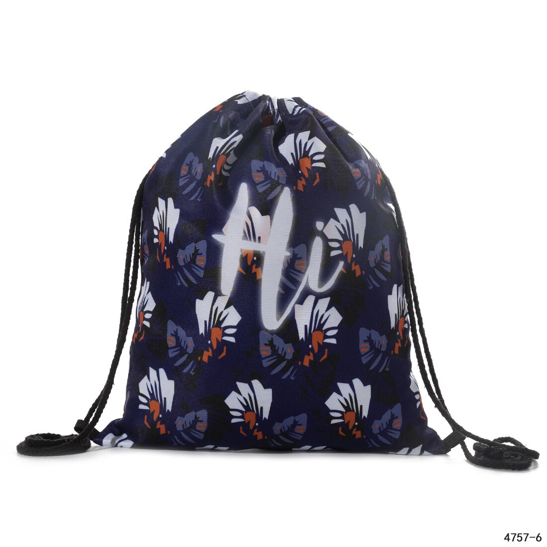 Mochila kvinner utskrift snøre ryggsekk liten skoleveske snøre ryggsekk billig reise snøre bag mini