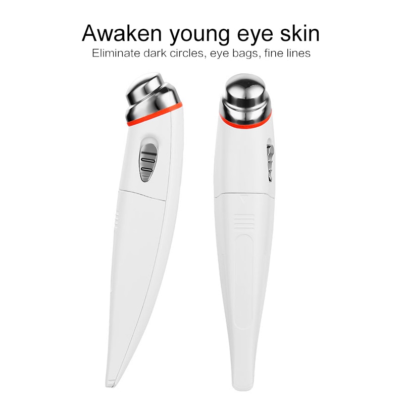 2 In 1 Gezicht Anti-Aging Rimpel + Elektrische Eye Massager Pen Trillingen Oogmasker Wand Helpen slaap Lift Facial Skin Tool