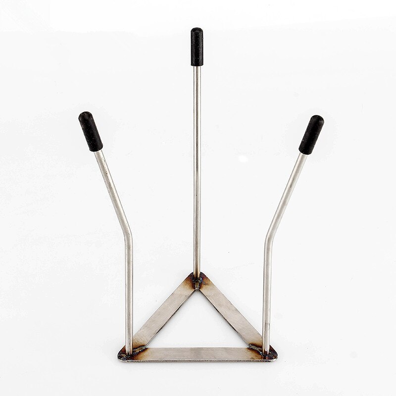 Stainless Steel Triangular Tripod Chemical Experiment Heating Rack Alcohol Lamp Heating Frame Bracket School Teaching Instrument
