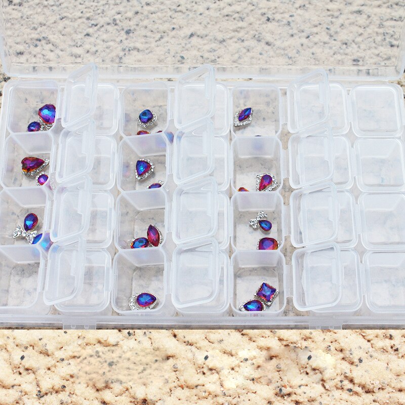 Opbergdozen Voor Diamant Schilderij 28 Grids Container Demonteerbare Diamant Schilderij Doos Borduurwerk Accessoires