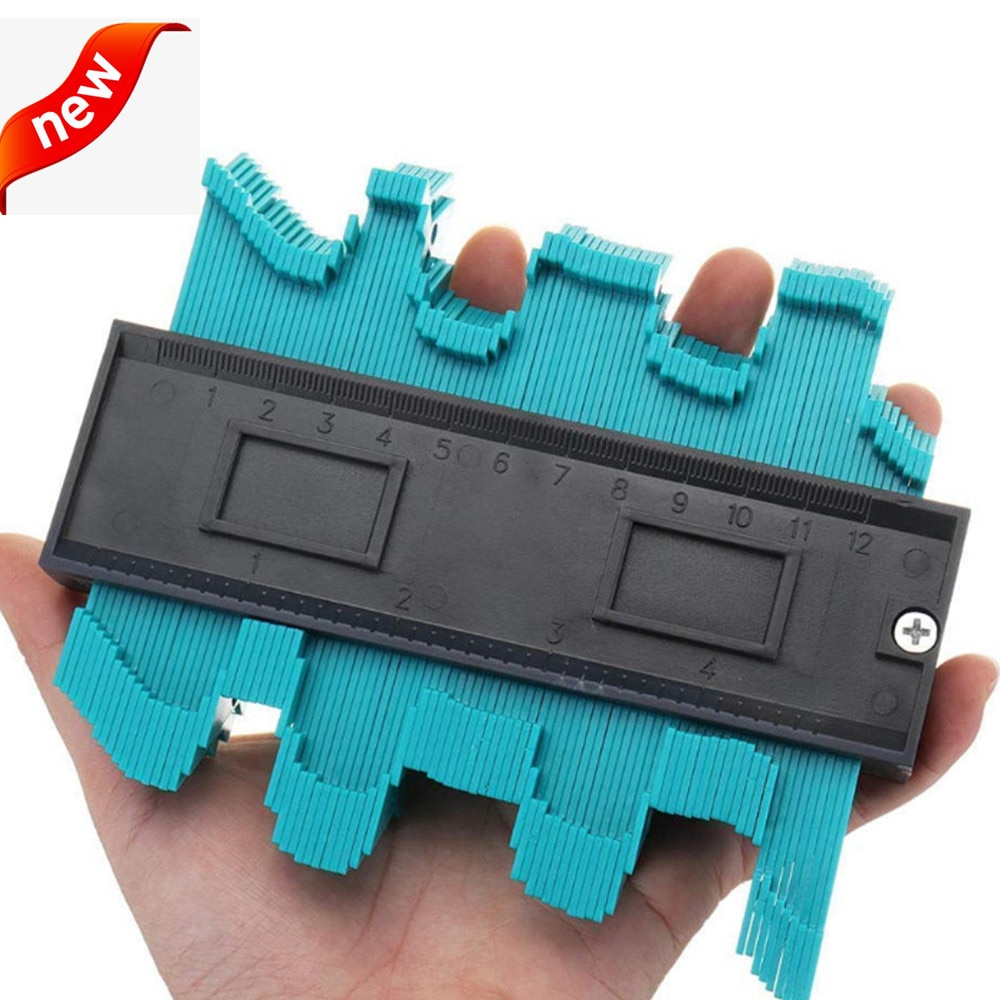 Plastic Irregular Shaper Profile Ruler Gauge Duplicator Contour Scale Template Curvature Scale Tiling Laminate General Tools