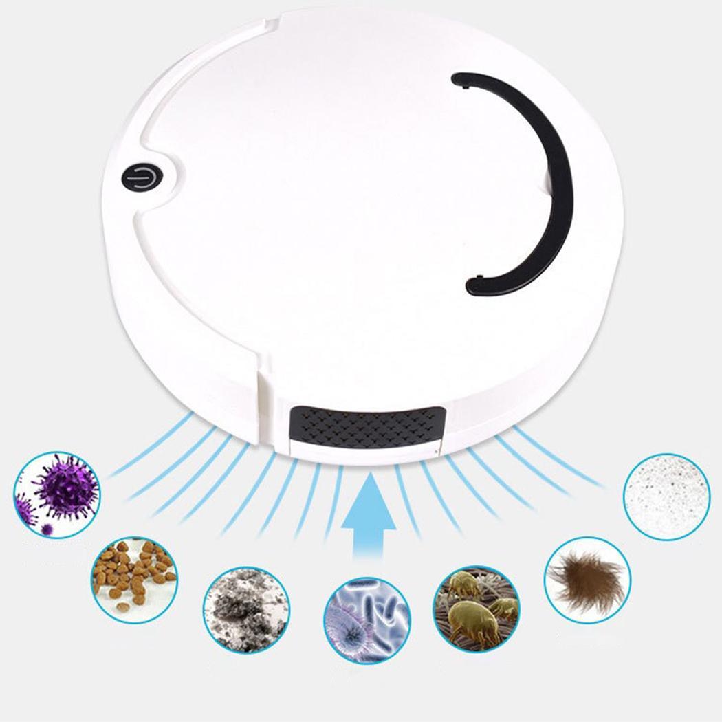 Automatic Sensing Smart Sweep Robot Mini Sweeper Home Office Charge Cable USB Recharge Vacuum Cleaner 50-60Hz