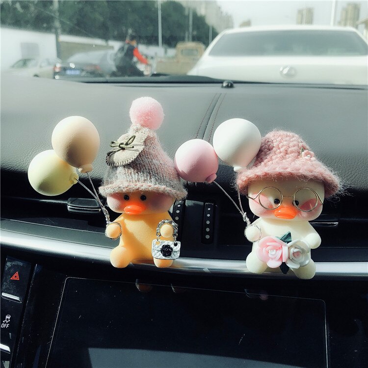 Creatieve Auto-interieur Luchtuitlaat Clip Leuke Eend Auto Decoratie Auto Vrouwelijke Airconditioning Aromatherapie Clip Auto Decoratie