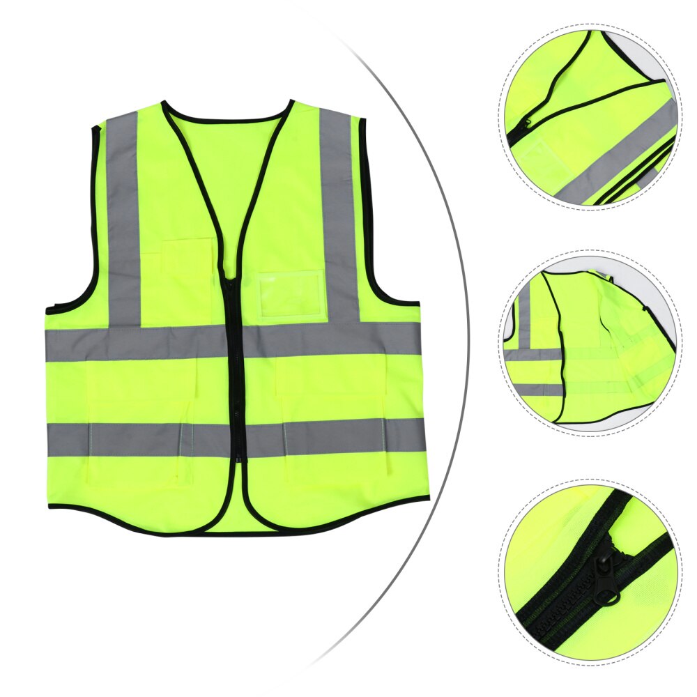 1 Pc Safety Vest Comfortable Premium Practical Protective Vest Security Vest for Construction