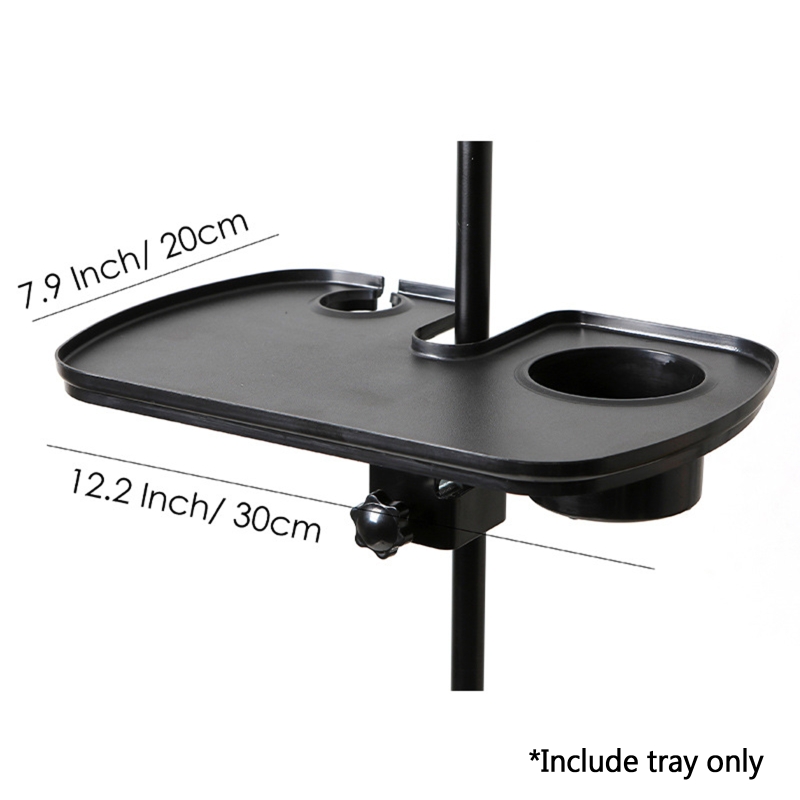 M2ec verstelbare microfoonstandaard multi-functioneel voor kleine items beugel plank draagbare houder geluidskaart lade