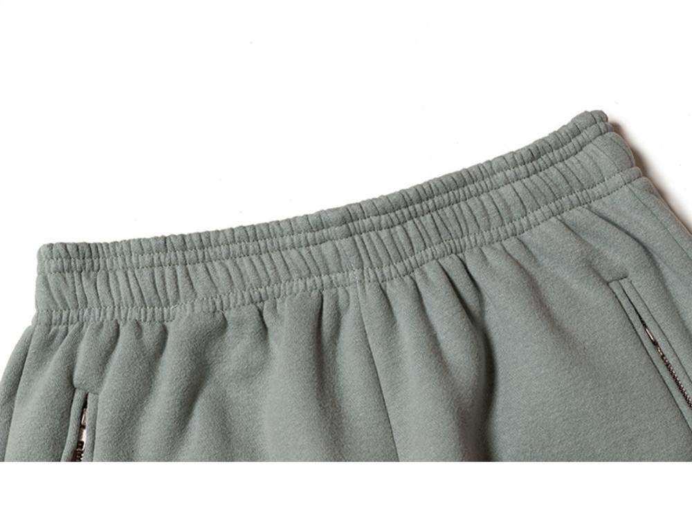 Kiinteät fleece miesten vapaa-ajan neulotut housut lenkkeilyhousut miesten rento verkkarit