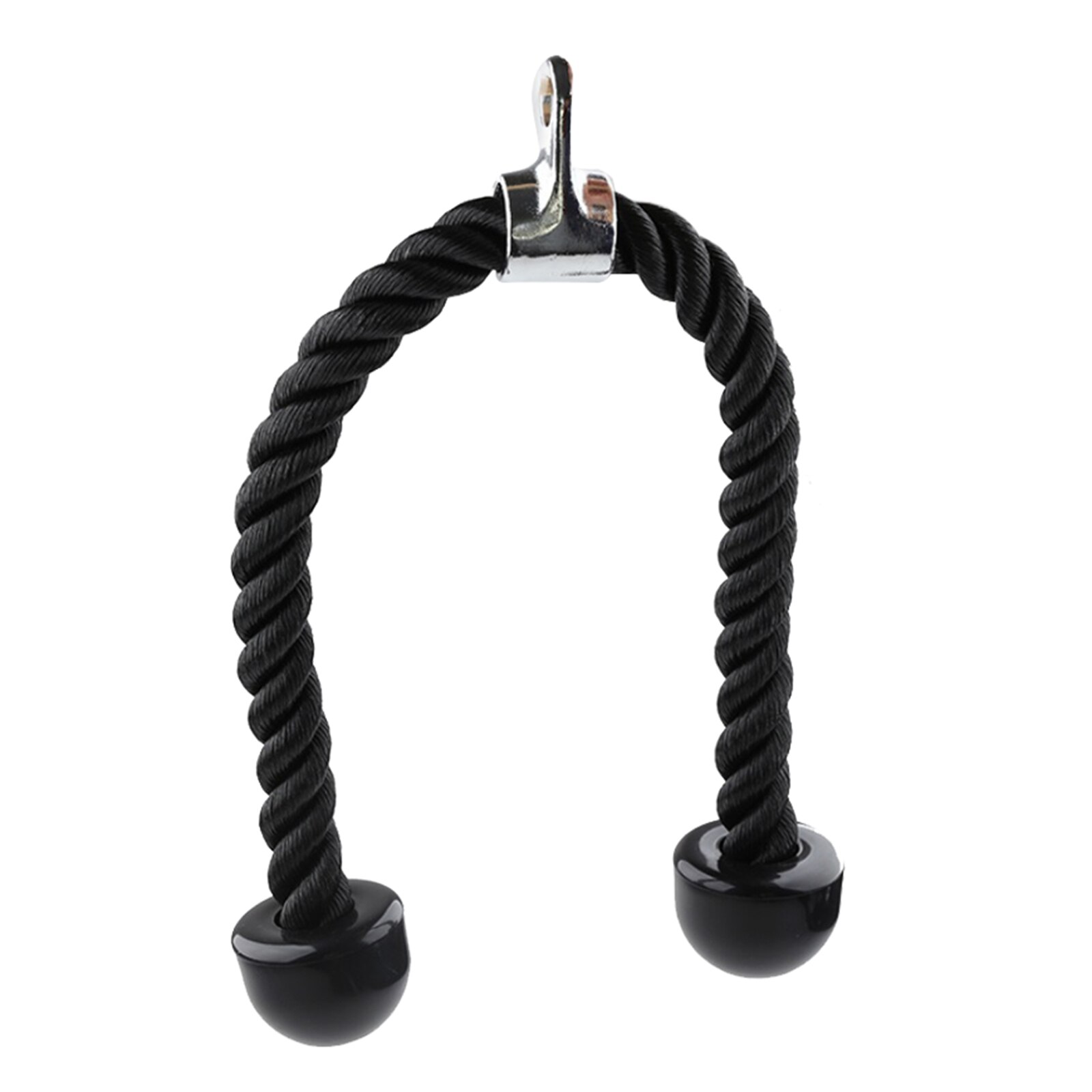 Tricep Rope Training LAT Pull Down Abdominal Muscle Crunches Attachment Handle