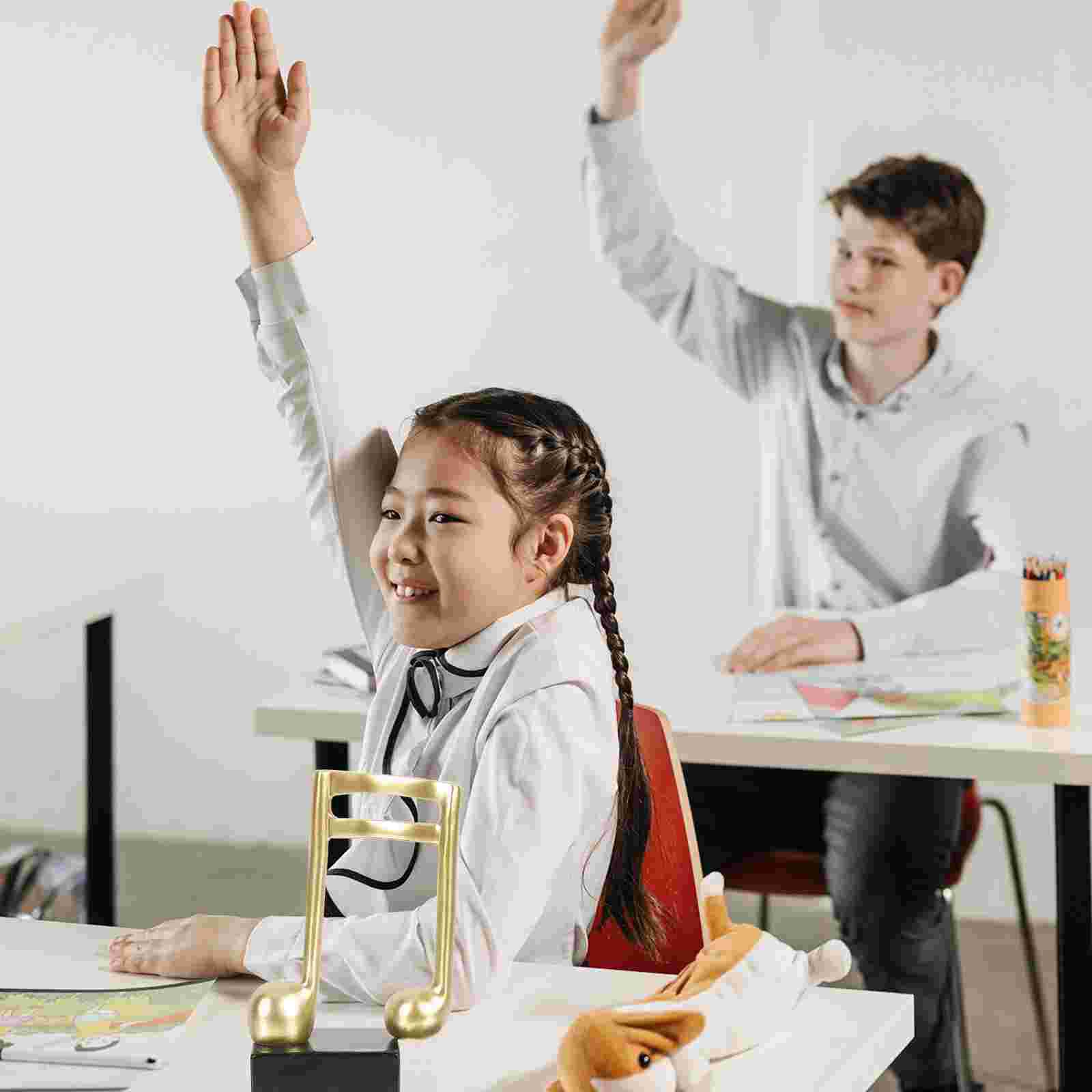 Trophy Competition Trophy Musical Note Shape Trophy Decor for Competition Desktop Decoration