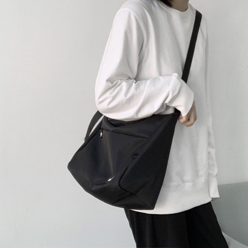 Canvas Vrouwen Messenger Bag Japanse Doek Enkele Schouder Crossbody Tas Voor Dames Mode Studenten Schooltas Boekentassen
