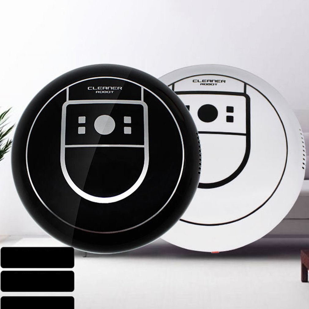 Let robotstøvsuger med stærk sugekraft og fjernbetjening superstøjsvag, ultratynd kropsafbryder