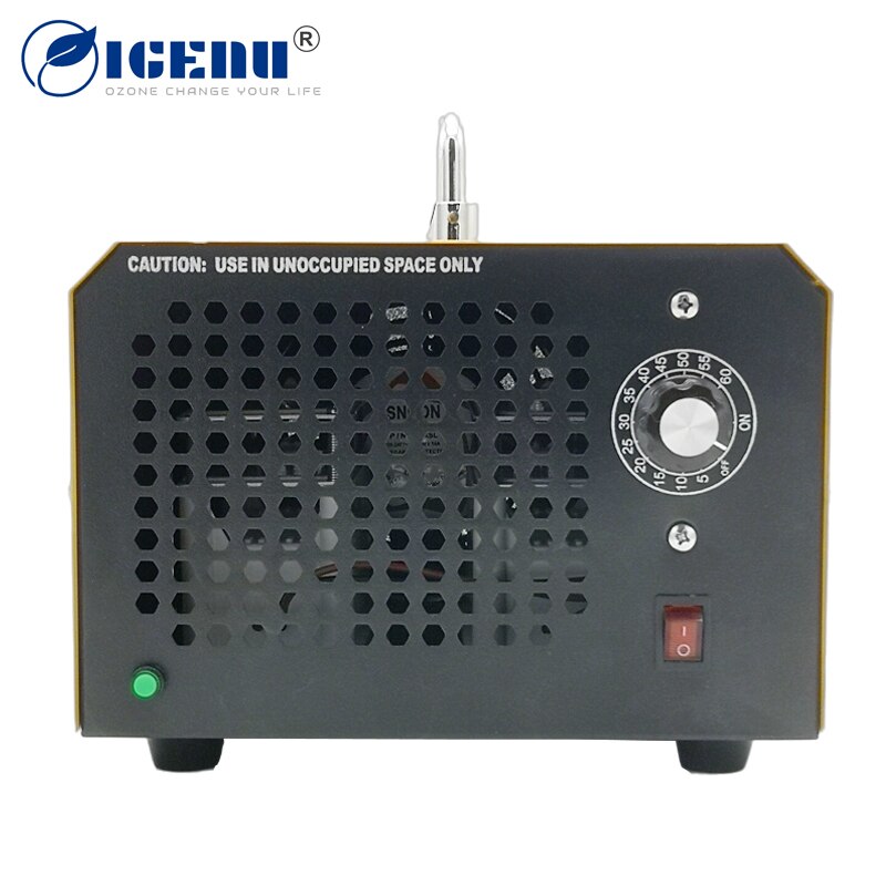 GENU 35g Portable Knob Control Ozone Disinfection Machine Ozone Generator for Home, Office, Shop