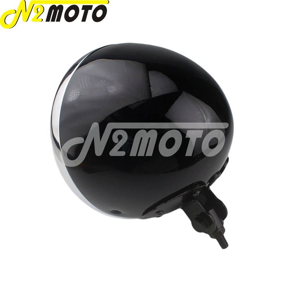 7 "Motorfiets Led Koplamp Schelpen Lamp Led Licht Behuizing Voor Kawasaki Honda Yamaha Harley Chopper Bobber Cafe Racer Custom