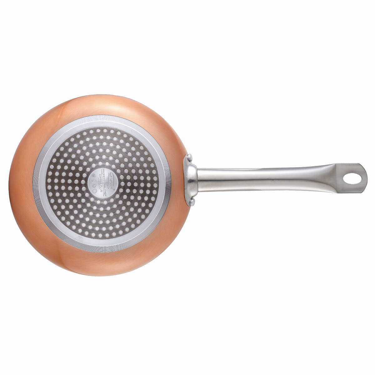 Set 2 Sartenes Cooper Plus De San Ignacio, 20 + 24 Cm, Geperst Aluminium, Koper Afwerking, elegante, Sterke, Duurzame Non Stick, Ergonomisch Handvat, Eenvoudige Reiniging, Uniform Warmte,