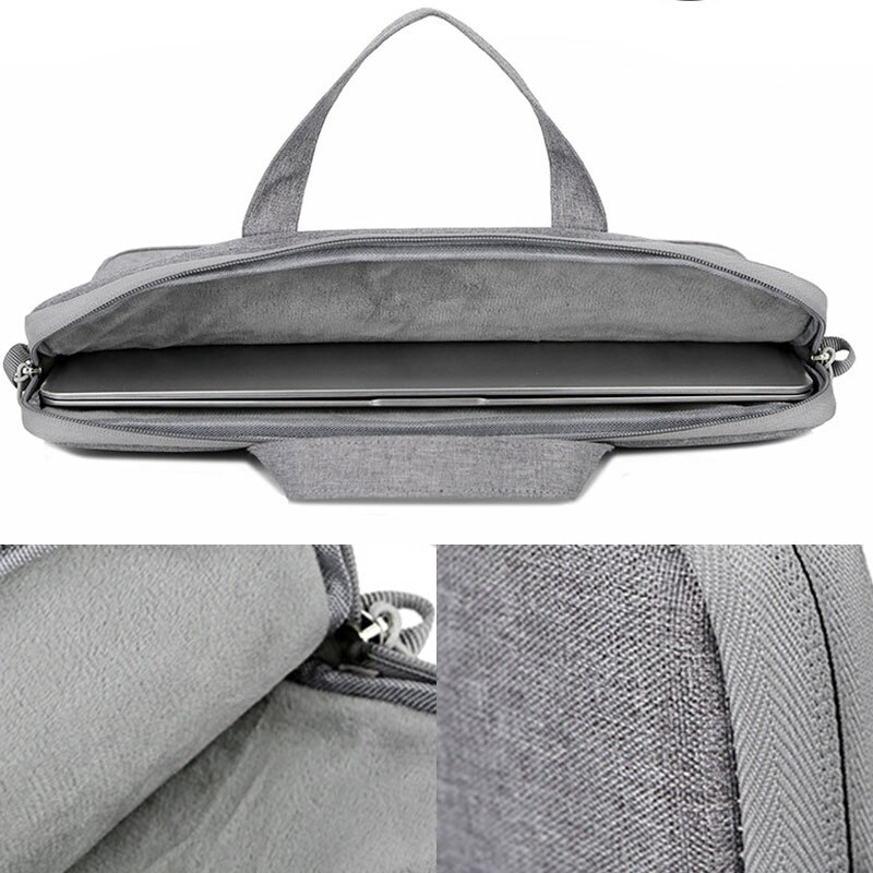 Waterproof Shoulder Bags Notebook Cover Carrying Case For Macbook Air Pro hp Solid Color Laptop Sleeve Notebook Bag Men Women