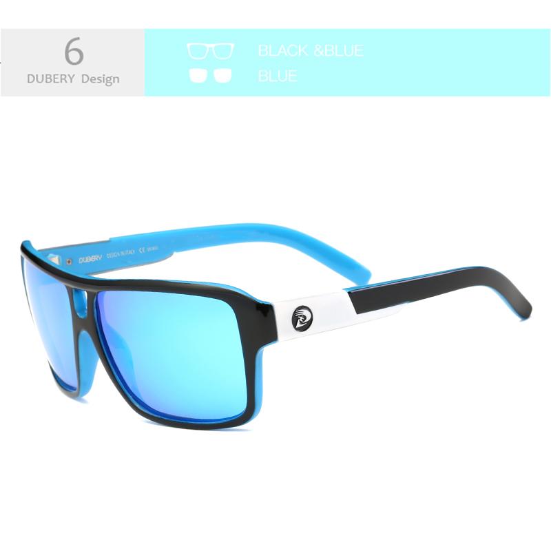 DUBERY Gafas de sol polarizadas con protección UV400 para hombres y mujeres, 10 colores, modelo 008