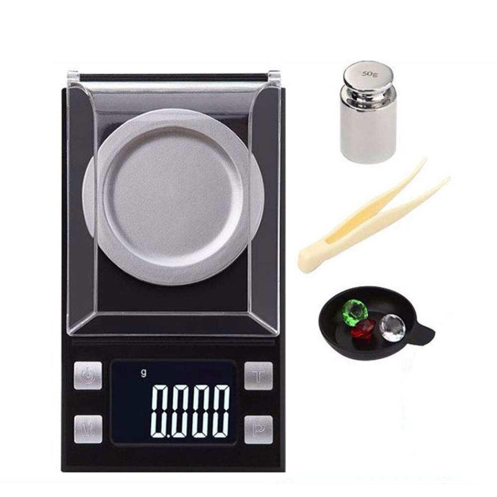 100g/50g/20g 0.001g Digital precision scale for Jewelry gold Herb Lab Weight Milligram Scale Electronic Balance accurate scale