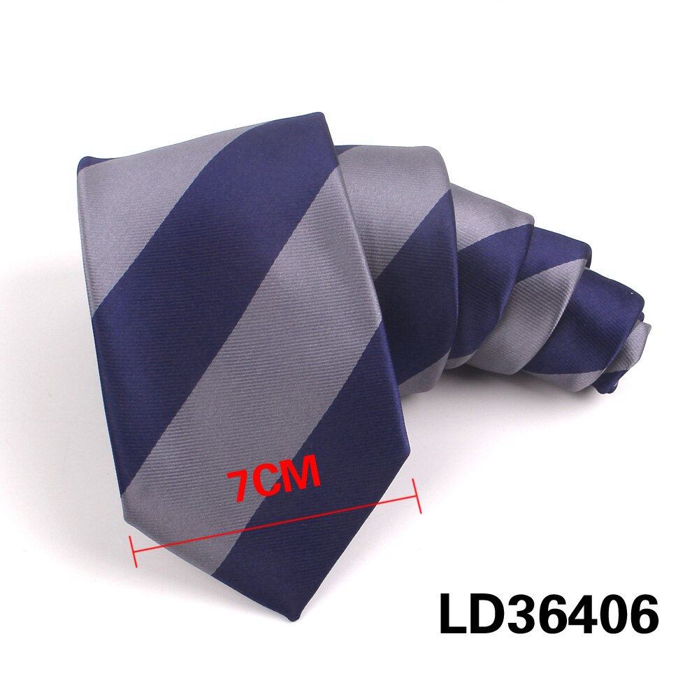 Stribede slips til mænd kvinder jacquard hals slips til jakkesæt vævet tyndt slips mand slips gravatas til bryllupsvirksomhed: Ld36406