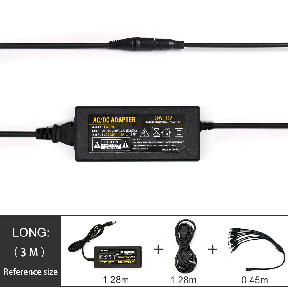 12 V Voeding Universele DC12V Power Adapter 5A Ac 12Volt Electoronic 12 V Voeding Lader