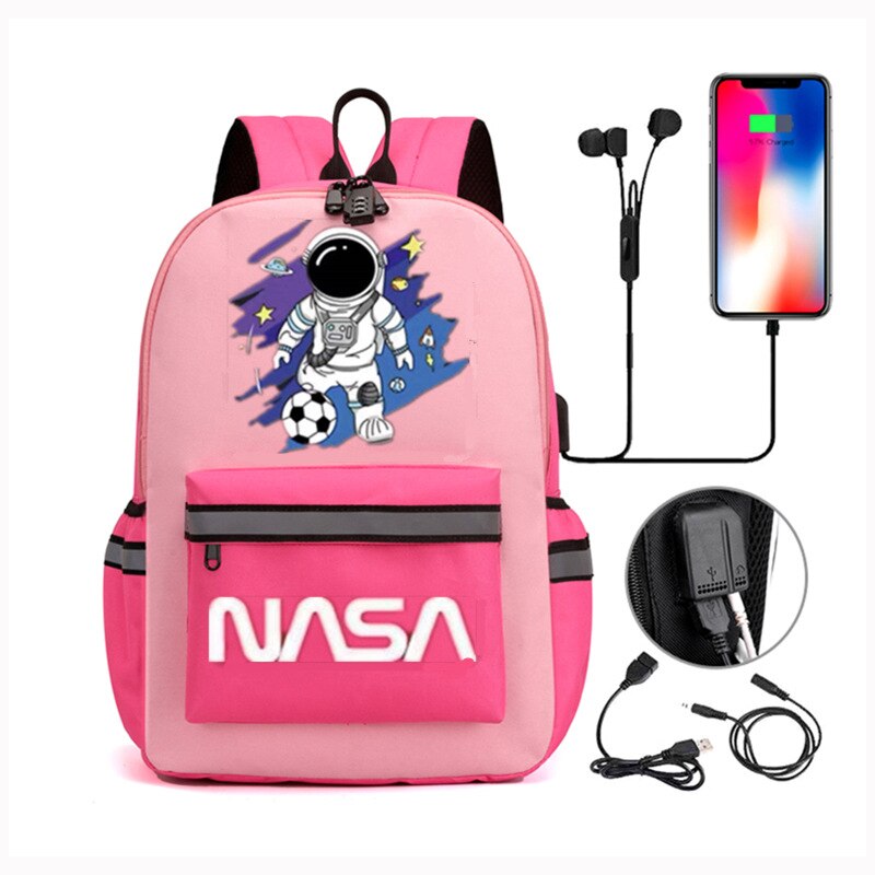 Mode Kinderen Meisjes School Rugzak Voor Tiener Jongens Waterdichte Reizen Bagpack Vrouwen Roze Casual Bag Kids Leuke Laptop Boekentas: Photo color 8