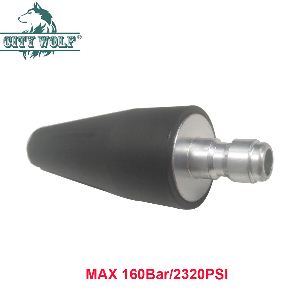 Rotating Dirt Blaster Turbo Nozzle with 1/4" Quick Release Plug Connector #035 forHigh Pressure Washers Car Washing Machine