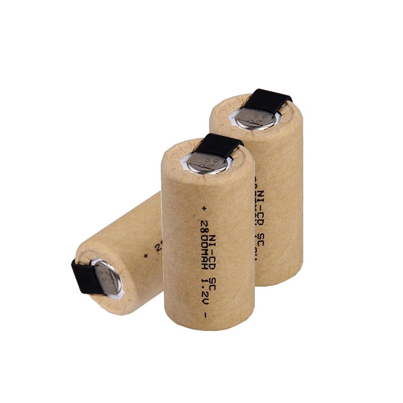 Sc 2800 mah 1.2v batteri nicd genopladelige batterier til makita bosch b&amp;d hitachi metabo dewalt til elektrisk skruetrækker