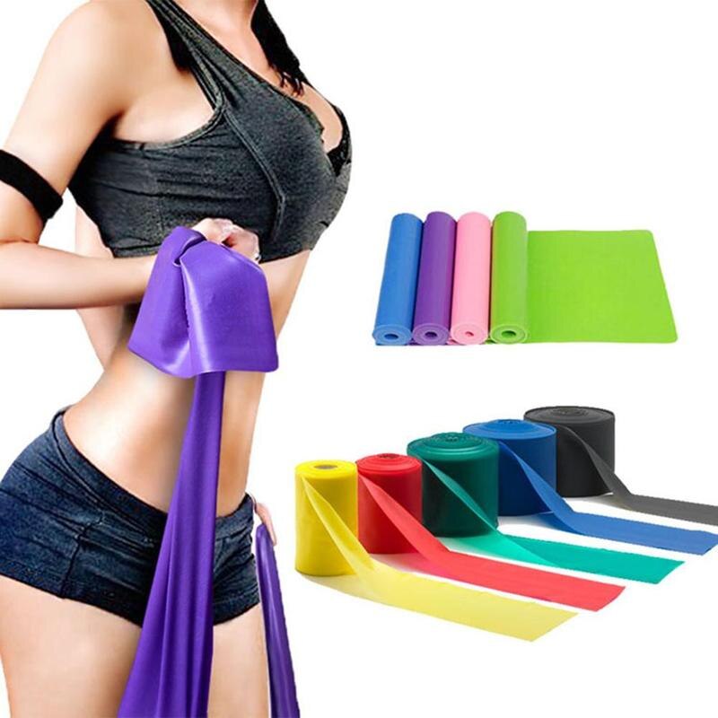 Miljövänligt latex yoga stretch band stretch band pull band bälte lakan pull fitness rep drag motstånd  n4 n 1