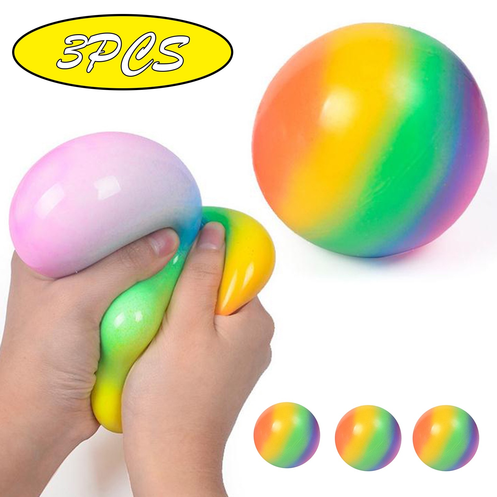 Colorful Vent Ball Decompression Toy Men And Women Decompression Toy Grape Balls Relieve Pressure Balls Hand Fidget Toy