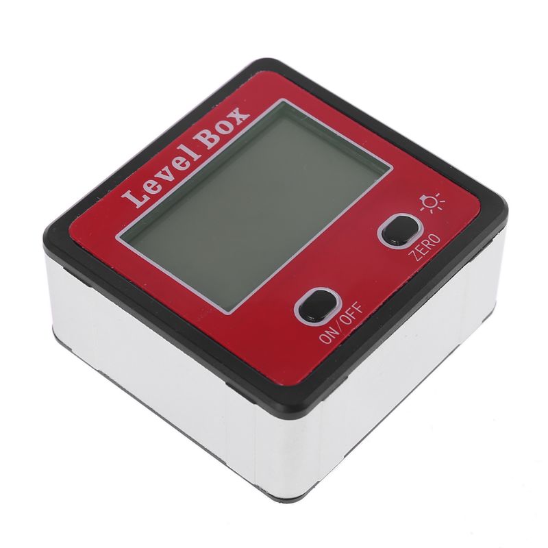 Digital Inclinometer Spirit Level Protractor Angle Gauge Meter Bevel Level Box with Magnet 83XA