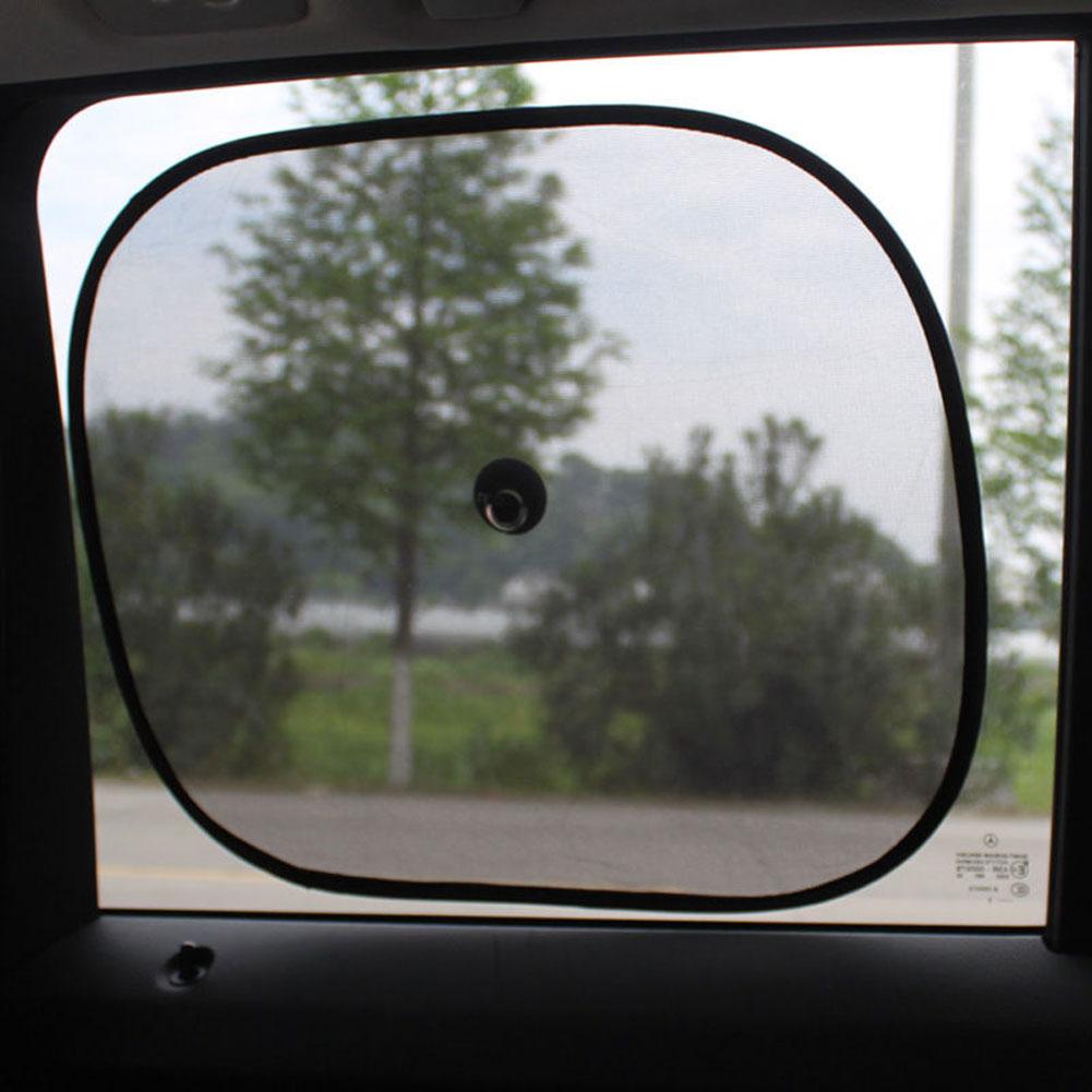 2 stks/set 44*36cm Zwarte Auto Zonnescherm Side Car Window zonnescherm Cover protectAuto Accessoires parasole auto parasol