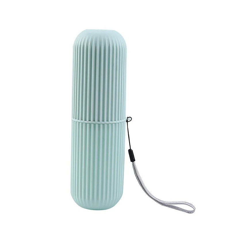Portátil pasta de dentes proteger titular caso viagem acampamento caixa armazenamento organizador viagem produtos higiene pessoal armazenamento copo novo creat: CÉU AZUL