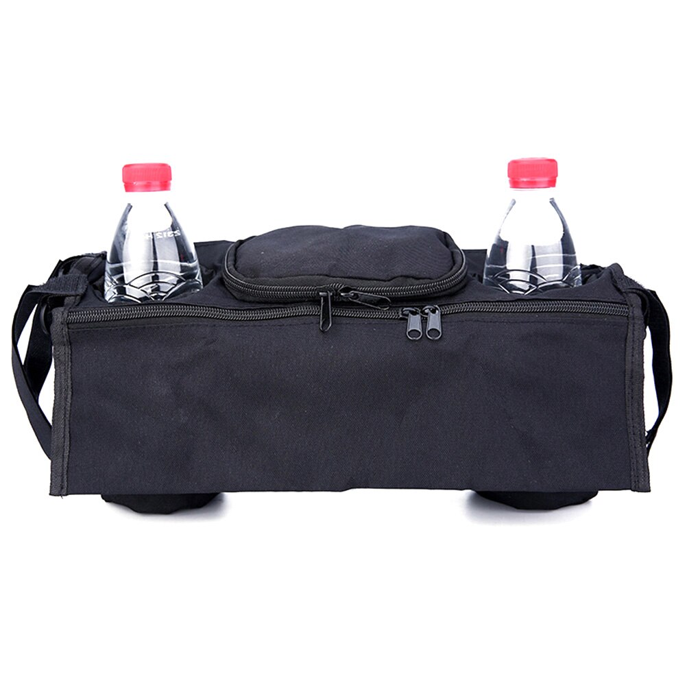 Carrinho de bebê organizador carrinho de bebê carrinho de bebê carrinhos de transporte garrafa titular saco para carrinho de bebê buggy acessórios cadeira de rodas: black