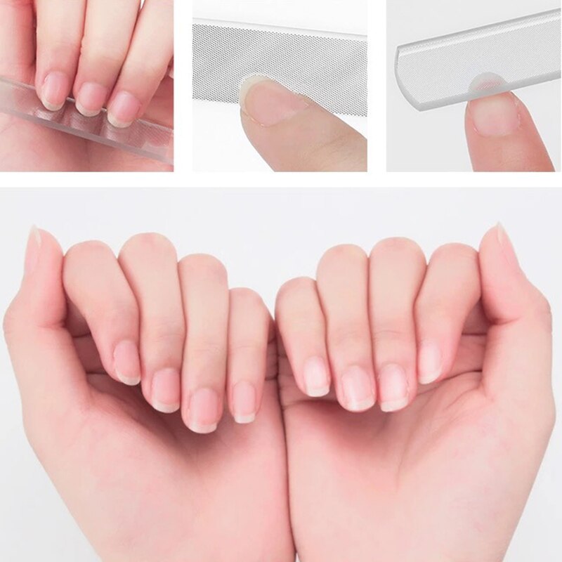 Glas Nagel Putzer Kristall Nagel Puffer Glanz Polierer Für Nagel Glas Nagel Dateien Natürliche FingernäGel ZehennäGel Polieren Schleifen