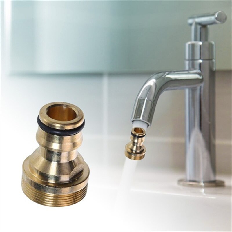 Universal 23 mm Hose Tap Kitchen Adapters Brass Faucet Tap Connector Mixer Hose Adaptor Pipe Joiner Fitting Garden Watering Tool