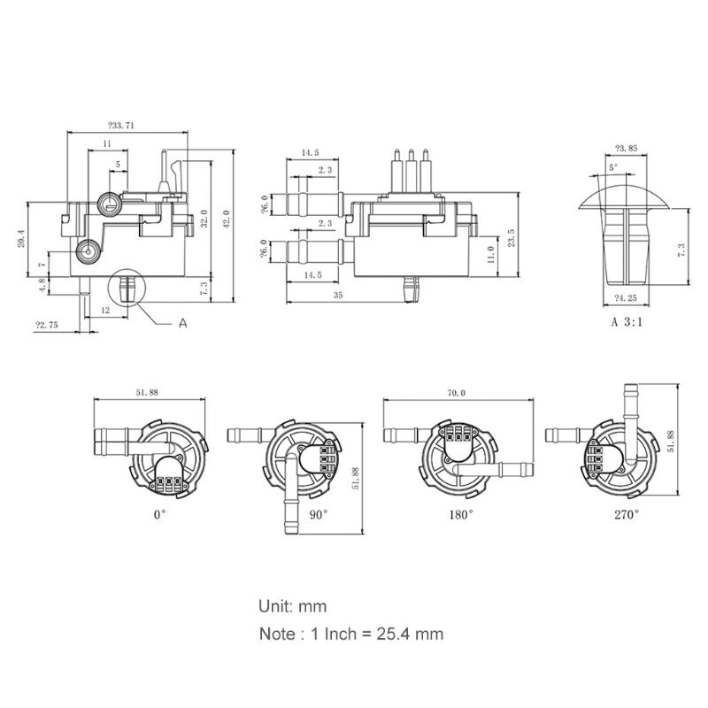 5-18v 6mm slangpilaar uiteinde waterstroomsensor voor koffiezetapparaat waterzuiveraar  r9jf