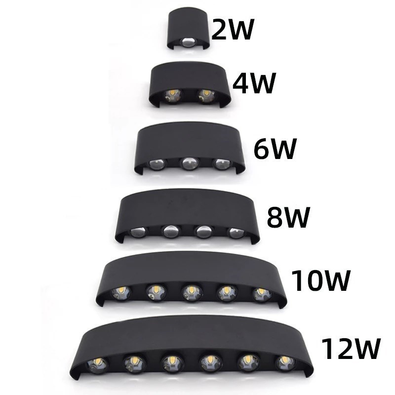 110V 220V LED-Außenwand leuchten wasserdichte Wand leuchten 6//12w für Innenhof Straßen garten Dekoration Haus leuchte