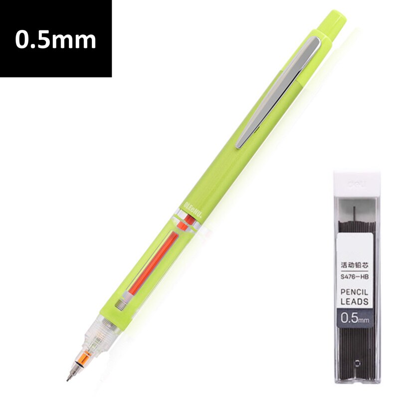 0,5mm japonés lápiz mecánico automático papelería de la escuela, la Oficina arte material de pintura conjuntos para Artista: YELLOW