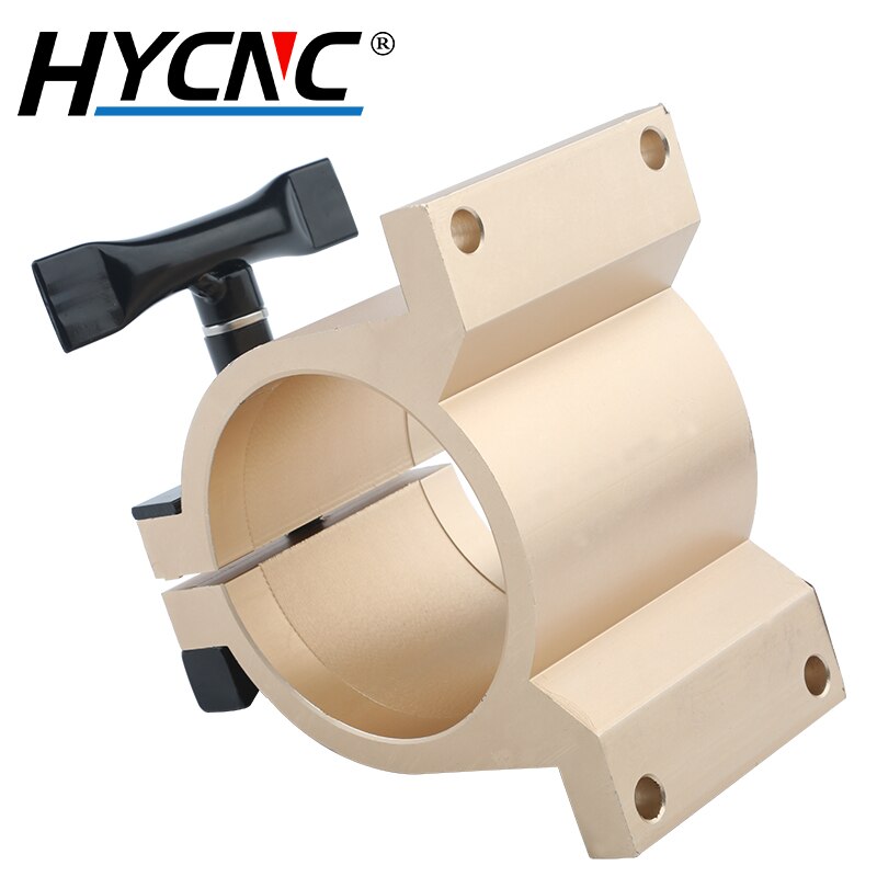 Gravur Maschine Spindel Halten Leuchte 65mm 80mm Mit Griff Aluminium Profil Feste Spannfutter Cnc-holzbearbeitung Spindel Halterung