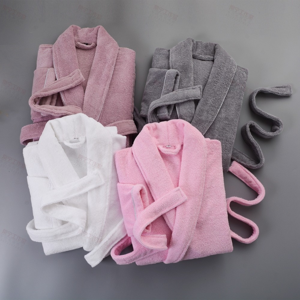 Tykkere menn badekåpe håndkle fleece vinter avslappet lange varme badekåper menn nattøy kapper jul bryllup brudepike kapper