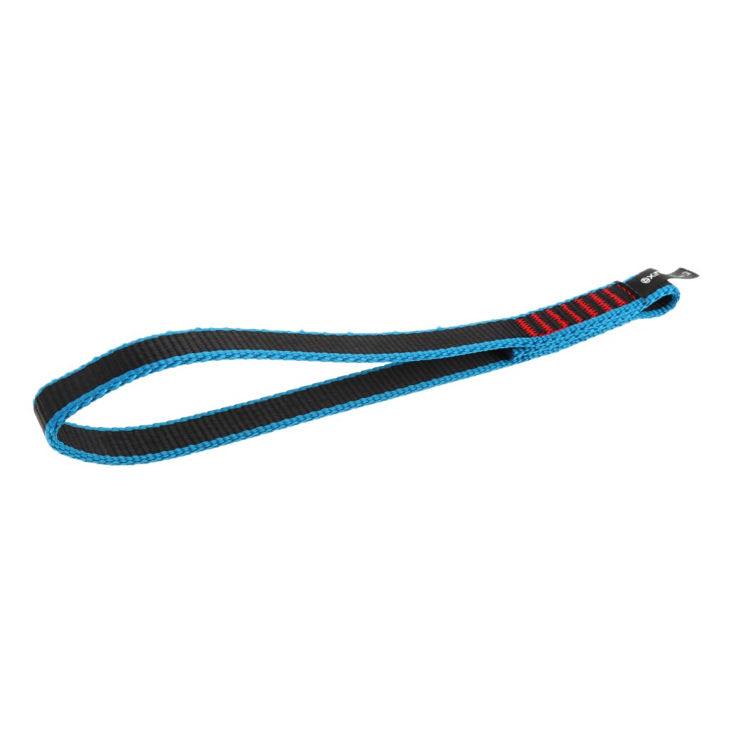 22KN Rock Climbing Quick Draw Nylon Open Sling Mountaineering Carabiner Hardware Webbing Strap Lanyard