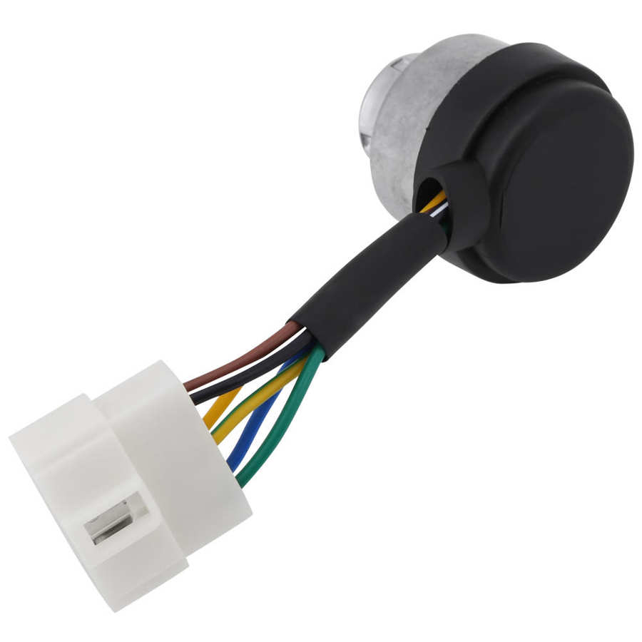 6 Wire Way Gasoline Diesel Generator Gas Ignition Start Key Lock Combination Switch For 2.5-6.5KW 188F Gas Generator