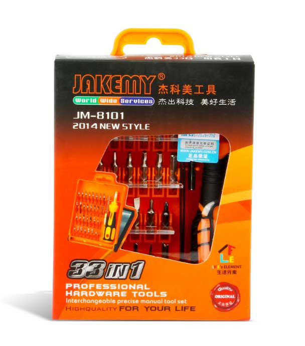 8 sets to choose from Multifunctional precision screwdriver set Household tools kit hand tools set box For mobile phone repair: JM-8101