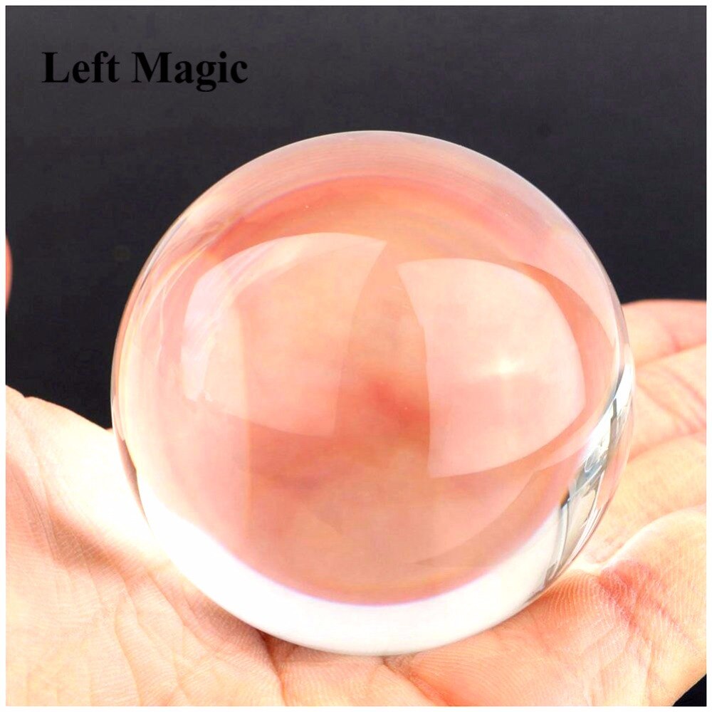 60 mm Acrylic Contact Juggling Ball Magic Tricks Crystal Ultra Clear 100% Acrylic Ball Manipulation Juggling balls for party
