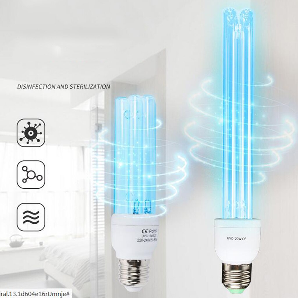 15W/20W/25W Uv Kiemdodende Lamp E27 Uv Led Lamp Huishoudelijke Desinfectie Gloeilamp