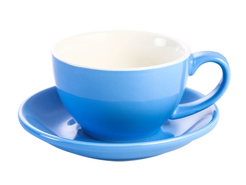 Mhv 1 Pcs 300 Ml, Prachtige Keramische Koffie Beker En Lepel Set, , grote Capaciteit Cup, Europese: 13