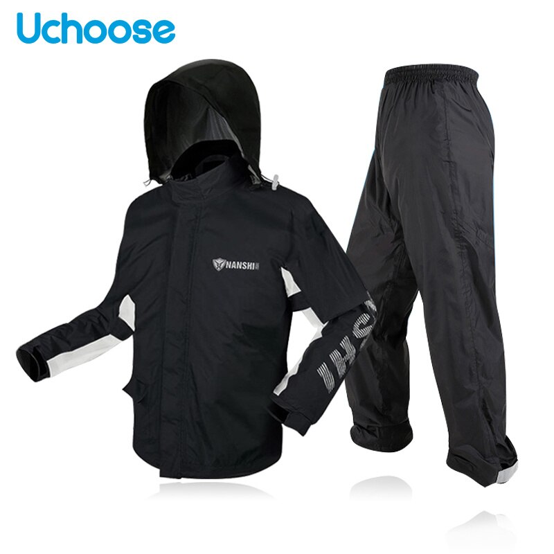 Chaqueta impermeable Universal Seasons, chubasquero transpirable, Neutral, para montar en motocicleta, pantalones de lluvia, traje dividido