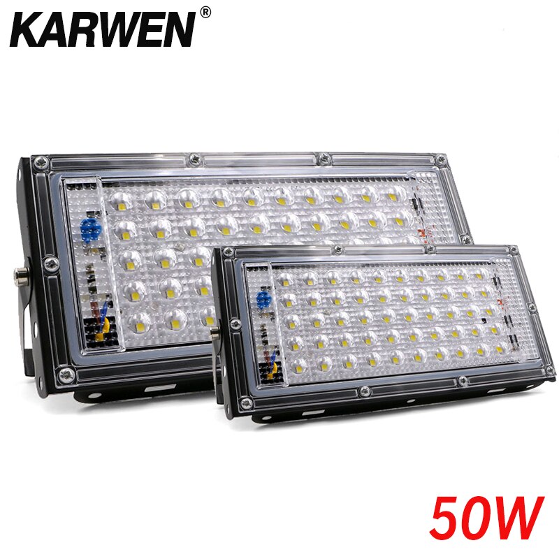 Projecteur LED 50W - 220-240 V AC - 80 lm/W - IP65 - AURA - Ecolife  Lighting®
